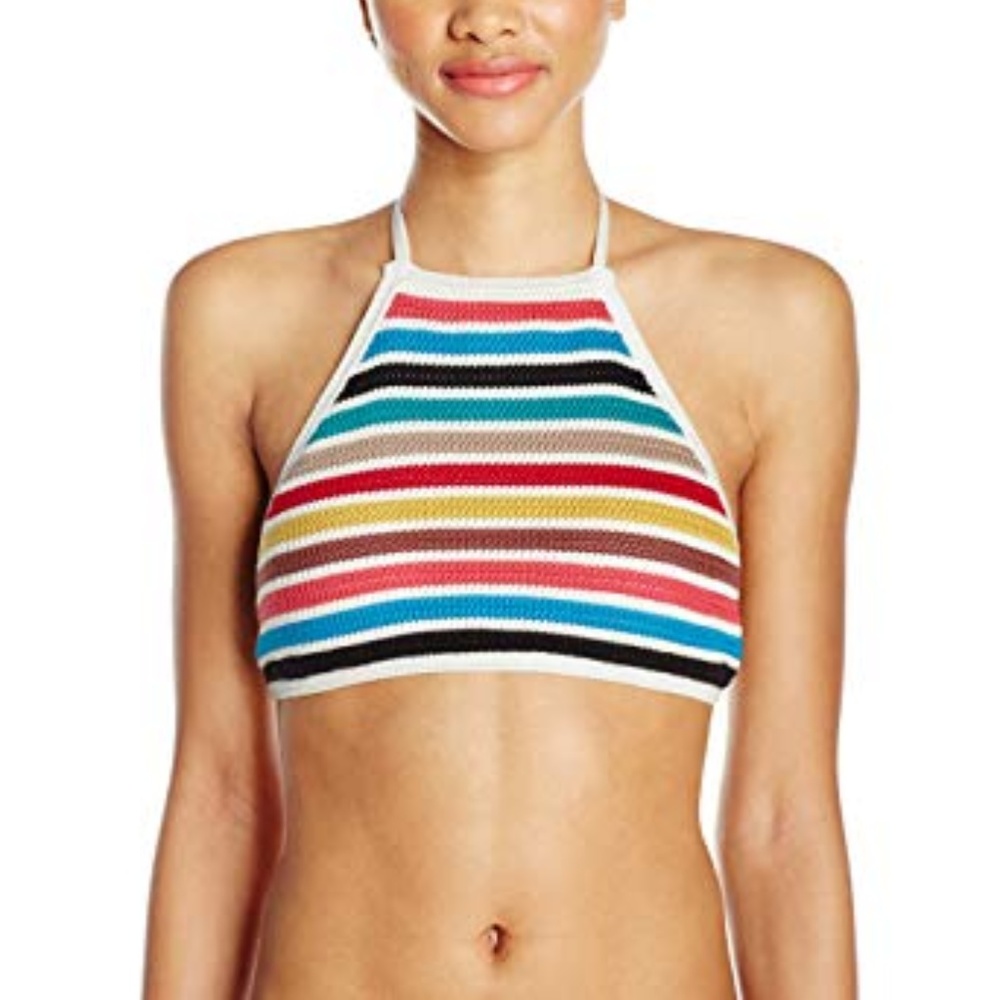 Shoshanna High-Neck Crochet Halter Top NWT